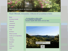 Tablet Screenshot of biovivaiogranburrone.com